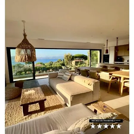 Villa Perle De Giens Sur Presqu'ile De Giens 200 M De La Vue Exceptionnelle Hyères