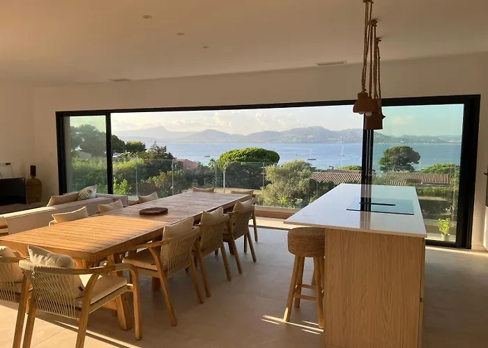 Villa Perle De Giens Sur Presqu'ile De Giens 200 M De La Vue Exceptionnelle