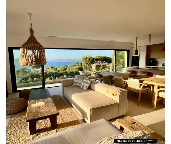 Villa Perle De Giens Sur Presqu'ile De Giens 200 M De La Vue Exceptionnelle Hyères