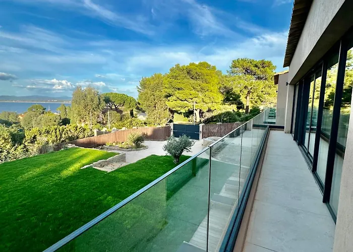 Perle De Giens Sur Presqu'ile De Giens 200 M De La Vue Exceptionnelle Villa